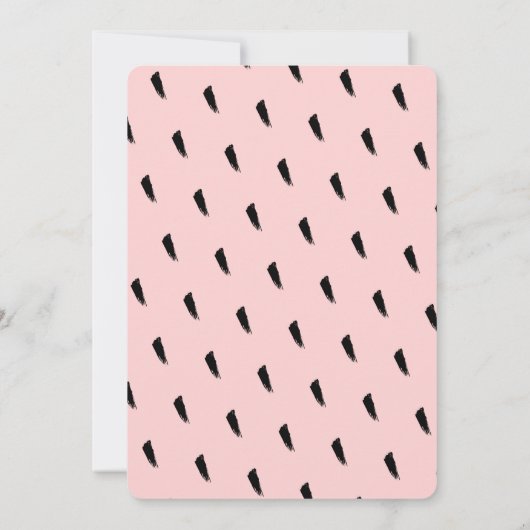 Moderne Blush Roze Limonade Party Uitnodiging (Achterkant)