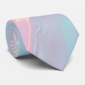 Moderne Blush Roze Mint Goud Luxe Collectie Stropdas (Opgerold)