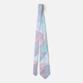 Moderne Blush Roze Mint Goud Luxe Collectie Stropdas (Achterkant)