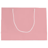 Moderne Blush roze persoonlijke videodesmaïden Groot Cadeauzakje (Achterkant)