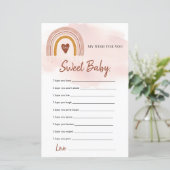 Moderne Blush roze regenboogbeweging - Spelspel (Staand voorkant)