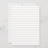 Moderne Blush Roze Roze Monogram Trouwfoto Save The Date (Achterkant)