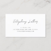 Moderne blush roze waterverf make-up artiest visitekaartje