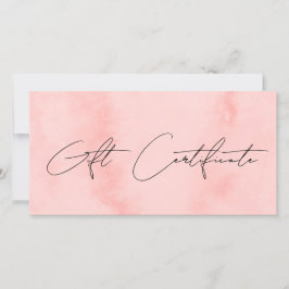 Moderne blush roze waterverf make-up & haar