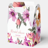 Moderne blush roze wilde bloem #4 vrijgezellenfees bedankdoosjes (Geopend)