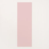 Moderne Blush Stof Roze Monogram en Naam Yogamat (Achterkant)
