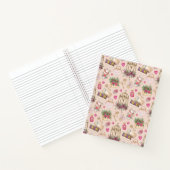 Moderne Blush Tea Party Notitieboek (Binnen)