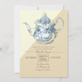 Moderne Blush theepot | Vrijgezellenfeest Tea Part Kaart