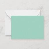Moderne Blush Wishing Well Kaart Sjabloon - Minima (Achterkant)