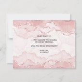 moderne blush zal je mijn bruidsmeisje zijn ? kaart (Achterkant)
