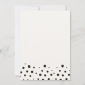 Moderne Boba thee verjaardagsuitnodiging Kaart (Achterkant)