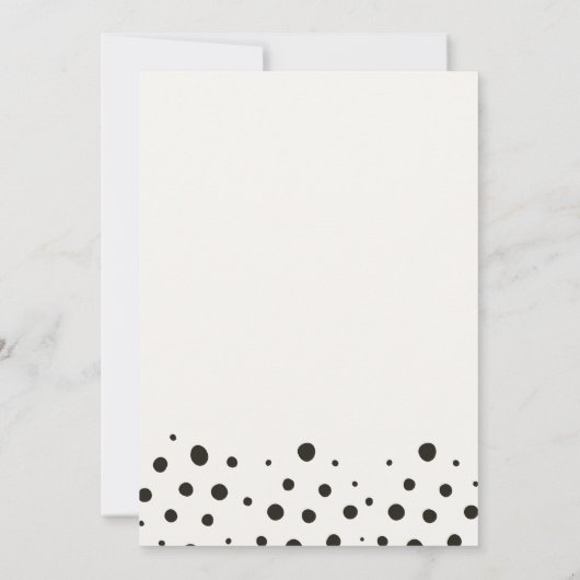 Moderne Boba thee verjaardagsuitnodiging Kaart (Achterkant)