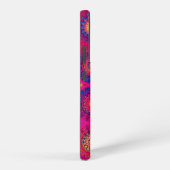 Moderne Bobo rood Paarse geel geometrische Samsung Galaxy Hoesje (Rechterkant)