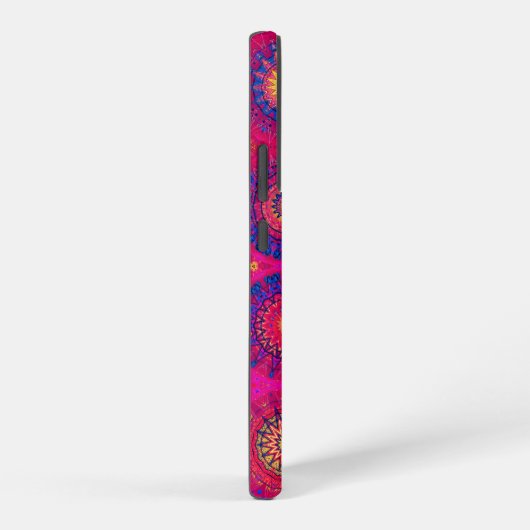 Moderne Bobo rood Paarse geel geometrische Samsung Galaxy Hoesje (Rechterkant)