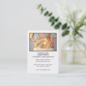 Moderne boeg voor schoonmaakmiddel visitekaartje (Staand voorkant)