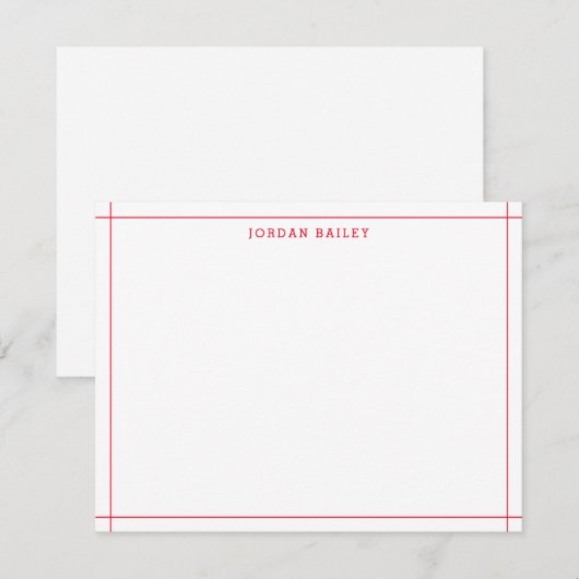 Moderne boegarchitect moderne professional notitiekaartje (Voorkant / Achterkant)