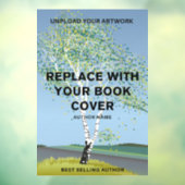 Moderne boek Hoesje Promotie Auteur Boek Lancering Raamsticker (Vel 3)