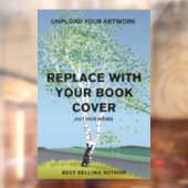 Moderne boek Hoesje Promotie Auteur Boek Lancering Raamsticker (Vel 2)