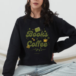 Moderne Boeken & Coffee Boekenliefhebber Gepersona Trui