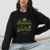 Moderne boeken & Koffie Boekenliefhebber Gepersona Trui