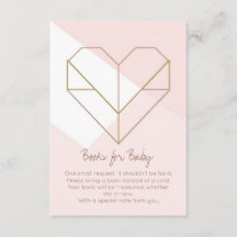 Moderne boeken voor babykaart – Abstract geometris