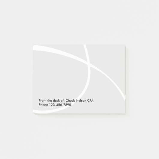 Moderne boekhouder nette notebooks post-it® notes (Voorkant)