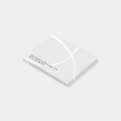 Moderne boekhouder nette notebooks post-it® notes (Schuin)