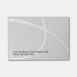 Moderne boekhouder nette notebooks post-it® notes