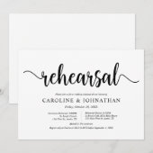 Moderne Boerderij, bruiloft en eten Kaart (Voorkant / Achterkant)