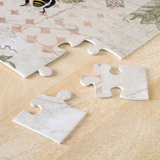 moderne  boerderij franse tuinpuzzel legpuzzel (Zijkant)