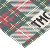 Moderne boerderij geruite INITIALEN vakantie tijdl Lange Tafelloper (Hoek)