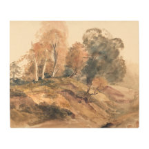 Moderne Boerderij Herfst Herfstlandschap Schildere