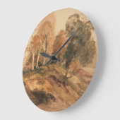 Moderne Boerderij Herfst Herfstlandschap Schildere Grote Klok (Hoek)