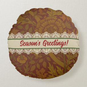 Moderne Boerderij Land William Morris Vakantie Rond Kussen