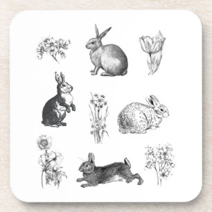 Moderne  boerderij Paaskonijnen Bier Onderzetter