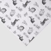 Moderne boerderij Paaskonijnen Tissuepapier (Detail)