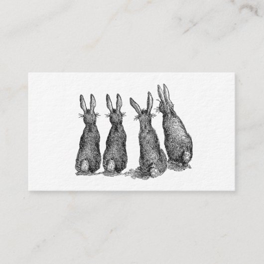 Moderne boerderij Paaskonijnen Visitekaartje (Voorkant)