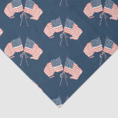 Moderne boerderij rustieke Amerikaanse vlag Tissuepapier (Detail)