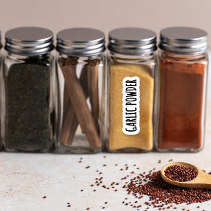 Moderne Boerderij Stijl Spice Jar Labels - HARTIG