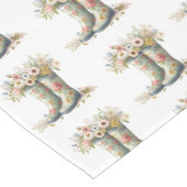 Moderne boerderij tafel runner medium tafelloper (Hoek)