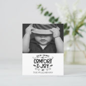 Moderne boerderij | Zwart-wit budget Kaart (Staand voorkant)