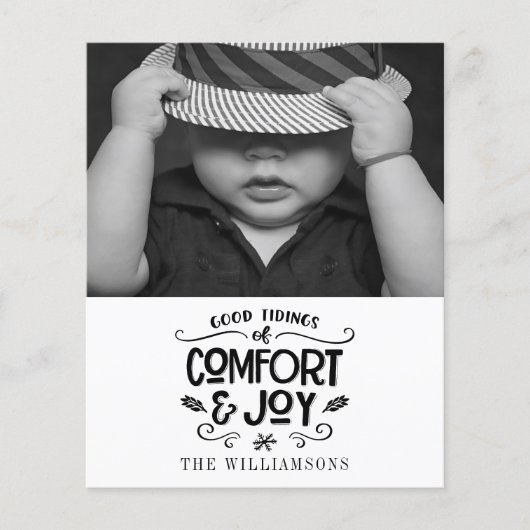 Moderne boerderij | Zwart-wit budget Kaart (Voorkant)