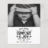 Moderne boerderij | Zwart-wit budget Kaart