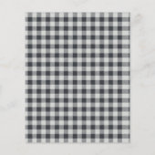 Moderne boerderij | Zwart-wit budget Kaart (Achterkant)