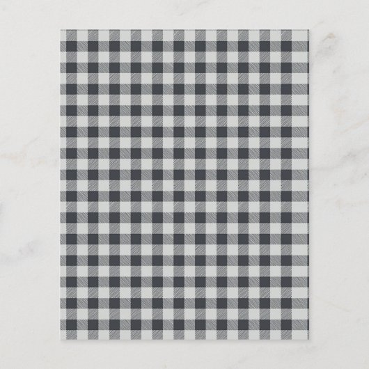 Moderne boerderij | Zwart-wit budget Kaart (Achterkant)