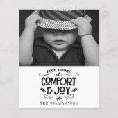 Moderne boerderij | Zwart-wit budget Kaart (Voorkant)