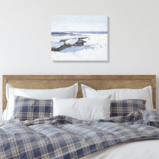 Moderne boerderijkunst | Aleksandr Borisov Canvas Afdruk (Insitu (Slaapkamer))