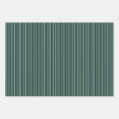 Moderne boerderijvakantie donkergroen inpakpapier vel (Voorkant 2)