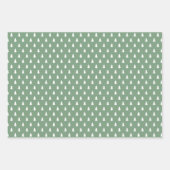 Moderne boerderijvakantie, groen verpakkingspapier inpakpapier vel (Voorkant)