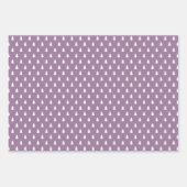 Moderne boerderijvakantie stoffig paarse inpakpapier vel (Voorkant)